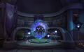 Nar'thalas Magi in the Wizard's Sanctum opening a portal to Azsuna's Crumbled Palace