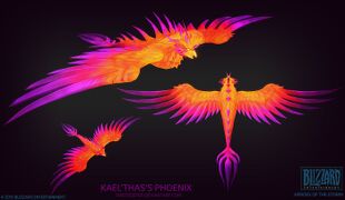 Phoenix created by Kael'thas's Heroic ability Phoenix.