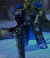 Arthas claims Frostmourne in Warcraft III.