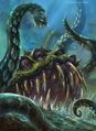 Call of Yogg-Saron from the Trading Card Game.