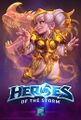 Chromie representing Heroes of the Storm as part of the BlizzCon 2016 key art