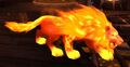 Druids of the Flame Cat Form appearance with Fandral's Flamescythe, Fandral's Seed Pouch or Burning Seed.