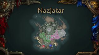 Concept map of Nazjatar shown at BlizzCon 2018.