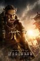 Poster artwork featuring Durotan in Warcraft.