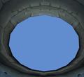 Exit hatch used by flying machines to reach Ironforge Airfield