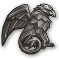 The updated graphic for the gryphon during the Dragonflight beta.