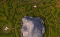 The Spirit Fields from the air showing the mystic symbols around Oshu'gun.