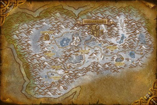 Dun Morogh map