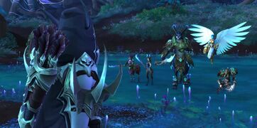 Herne and co. confronting Sylvanas