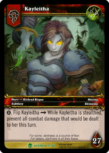 Kayleitha (Heroes of Azeroth) TCG Card.png