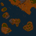 The Crestfall region in Warcraft II.