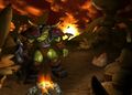 'Warcraft III orc campaign menu background.