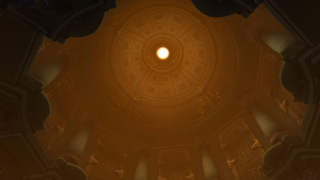The ceiling in Emberon's vault.