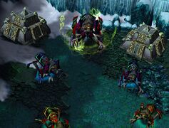 A nerubian community in Northrend in Warcraft III.