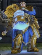 Uther as he appeared in Blizzard All-Stars.