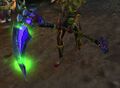 The Scythe of Souls in Allari's hands in World of Warcraft.