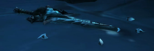 In the Fall of the Lich King cinematic.