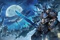 The Lich King on the cover of the unreleased Lich King comic.