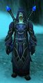 Darion disguised as The Ebon Watcher in Northrend.