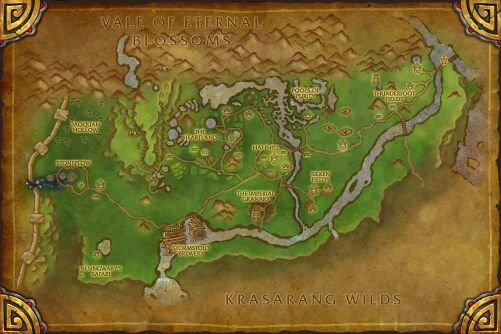 Valley of the Four Winds map