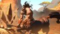 A centaur in the Hearthstone: Forged in the Barrens cinematic trailer.