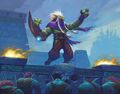 Zul'jin during the Second War in the Trading Card Game.