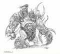 Cho'gall concept art for Cataclysm.