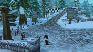 On the road to Ironforge.
