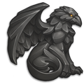 The updated graphic for the gryphon with patch 10.0.0. Used for Alliance players.