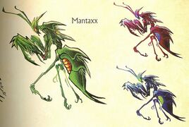 Mantaxx race concept art from the The Art of Burning Crusade.