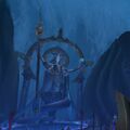 Queen Azshara statue at the Gate of the Queen.
