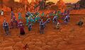 The Darkspear tribe mourning.