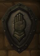 Silver Hand shield