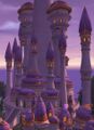 The Violet Citadel from afar in Legion.