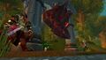 A portion of Deathwing's jaw on display near the Eastern Earthshrine in Stormwind.