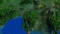 The ruins of Suramar in Warcraft III.