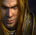 Warcraft III: Reign of Chaos box art featuring Arthas.