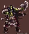Orc gladiator, a blademaster in the RPG.