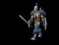 World of Warcraft alpha footman model.