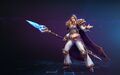 Jaina wielding a staff in Heroes of the Storm art.