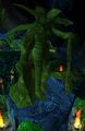 Statue of Azshara in the Tomb of Sargeras in Warcraft III.