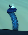 A Helya's Grasp tentacle holding a soul at Desmotaeron in the Maw.