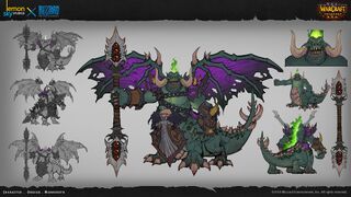 Warcraft III: Reforged concept art of Mannoroth.