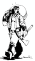Peasant from the Warcraft II: Tides of Darkness manual.