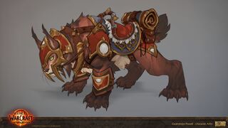 Concept art of a lynx mount.