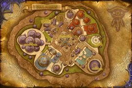 Map of Dalaran in Deadwind Pass from Calling of the Council until In the Blink of an Eye