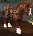 Saddled horse in Battle for Azeroth.