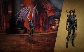 Diablo III banner and transmog set