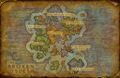 The original Thal'dranath on a promotional map of the Broken Isles.