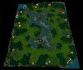 Moonglade melee map from Warcraft III.